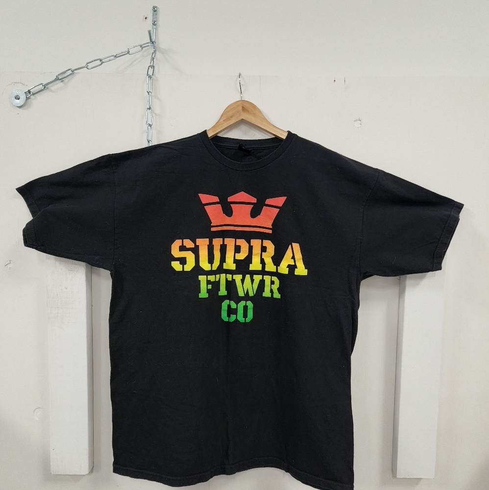 Supra Footwear Co T Shirt men's XL Skate Skateboard Chad Muska